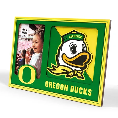 YouTheFan Oregon Ducks 3D Logo Picture Frame
