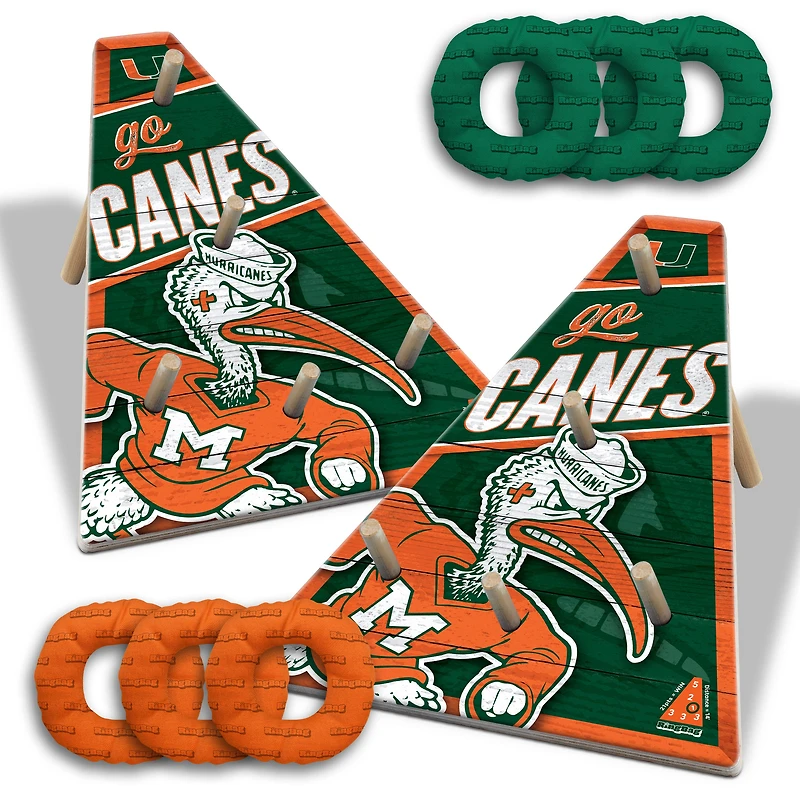 YouTheFan Miami Hurricanes 20" x 23" Ring Bag Game
