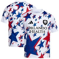 Youth adidas  White Orlando City SC 2026 Americana Pre-Match Jersey