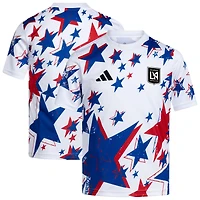 Youth adidas  White LAFC 2026 Americana Pre-Match Jersey