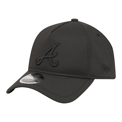 Men's New Era  Black Atlanta Braves Injection Apex 9FORTY Adjustable Hat