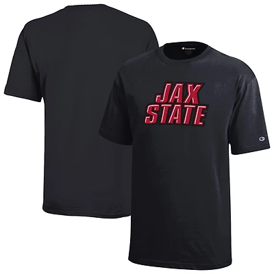 Youth Champion Black Jacksonville State Gamecocks Jersey T-Shirt