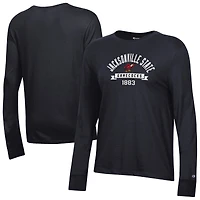 Women's Champion Black Jacksonville State Gamecocks Core Long Sleeve T-Shirt