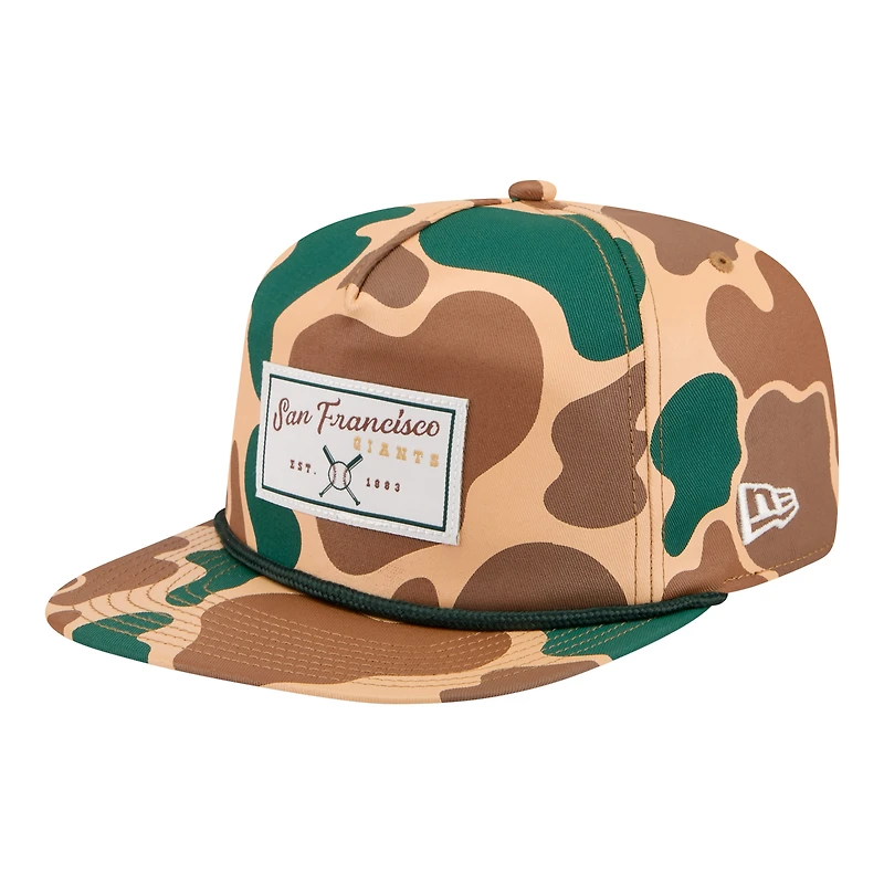 Men's New Era  Camo San Francisco Giants Duck 19TWENTY Adjustable Hat