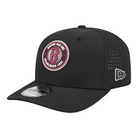 Men's New Era  Black Boston Red Sox Circle 9SEVENTY Adjustable Hat