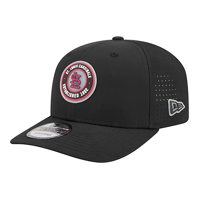 Men's New Era  Black St. Louis Cardinals Circle 9SEVENTY Adjustable Hat