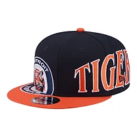 Men's New Era Navy/Orange Detroit Tigers Stretched Two-Tone 9FIFTY Adjustable Hat