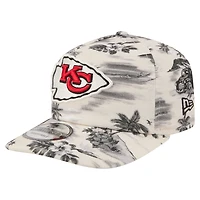 Men's New Era White Kansas City Chiefs Tropics 19TWENTY Adjustable Hat