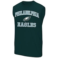 Men's Fanatics  Midnight Green Philadelphia Eagles Big & Tall Hart & Soul Muscle Tank Top