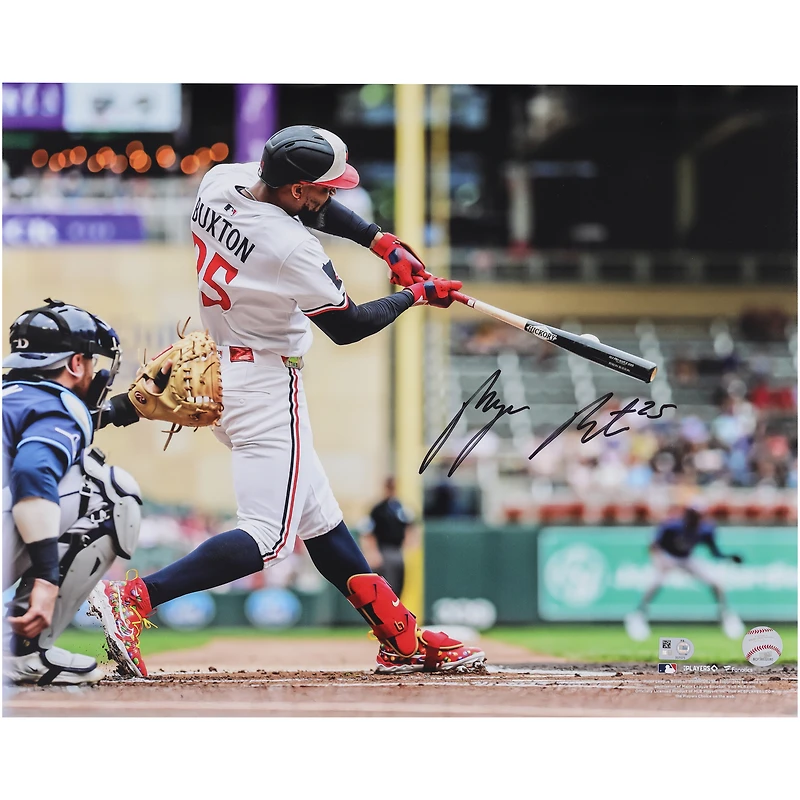 Byron Buxton Minnesota Twins Autographed 16" x 20" Batting Photograph