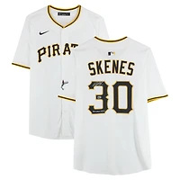 Paul Skenes Pittsburgh Pirates Autographed White Nike Limited Jersey with "MLB Debut 5/11/24" Inscription