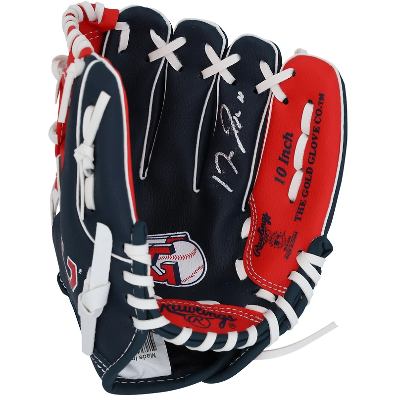 Jose Ramirez Cleveland Guardians Autographed Rawlings Replica Glove