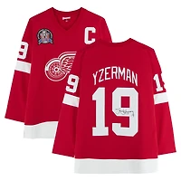 Steve Yzerman Detroit Red Wings Autographed Red Mitchell & Ness Jersey