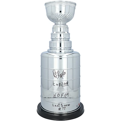 Ray Bourque Colorado Avalanche Autographed 2' Replica Stanley Cup with Multiple Inscriptions