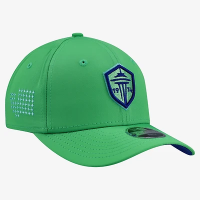 Youth New Era Rave Green Seattle Sounders FC Jersey Hook 9SEVENTY Adjustable Hat