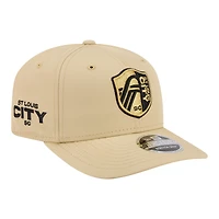 Youth New Era Tan St. Louis CITY SC Jersey Hook 9SEVENTY Adjustable Hat