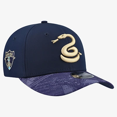 Youth New Era Navy Philadelphia Union Jersey Hook 9SEVENTY Adjustable Hat
