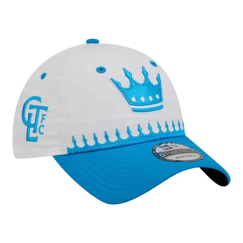 Men's New Era White Charlotte FC 2026 Jersey Hook 9TWENTY Adjustable Hat