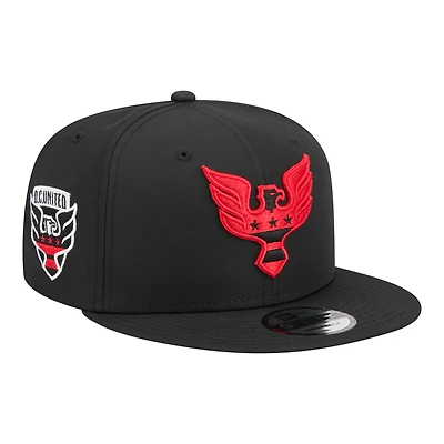 Men's New Era Black D.C. United 2026 Jersey Hook 9FIFTY Snapback Hat