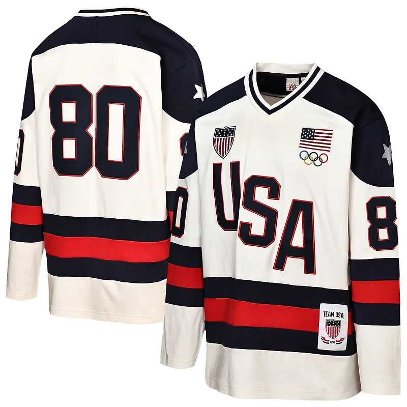 Men's Outerstuff #80 Team USA Fashion Hockey Jersey