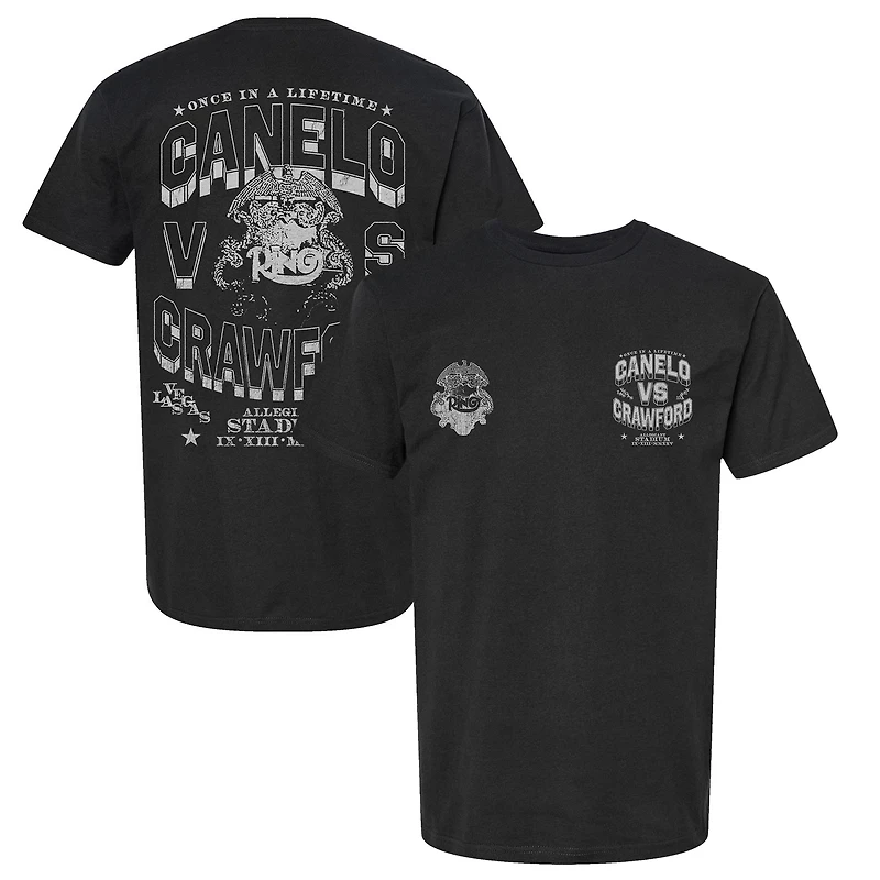 Canelo vs. Crawford Men's Black Lifetime T-Shirt