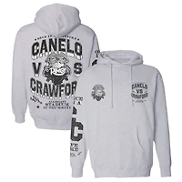 Canelo vs. Crawford Men's Gray Once A Lifetime Event Hoodie