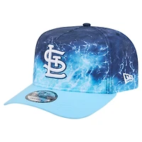 Men's New Era  Light Blue St. Louis Cardinals Deep Water Pre-Curved 9FIFTY A-Frame Snapback Hat