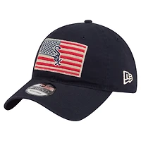 Men's New Era Navy Chicago White Sox Americana Flag 9TWENTY Adjustable Hat