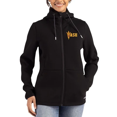 Women's Cutter & Buck Arizona State Sun Devils Roam Eco Recycled Full-Zip Jacket