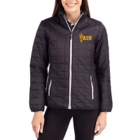 Women's Cutter & Buck Arizona State Sun Devils Rainier PrimaLoft® Eco Insulated Full-Zip Puffer Jacket