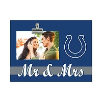Indianapolis Colts 8" x 10.5" Briteline Mr & Mrs Clip Frame