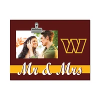 Washington Commanders 8" x 10.5" Briteline Mr & Mrs Clip Frame