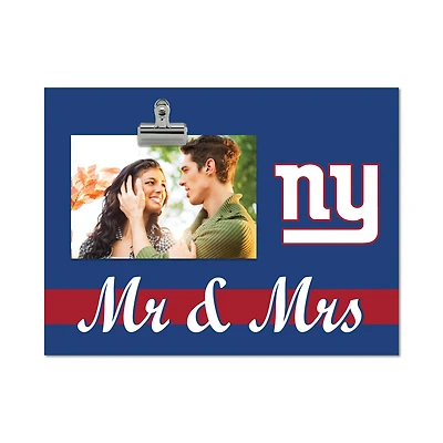 New York Giants 8" x 10.5" Briteline Mr & Mrs Clip Frame