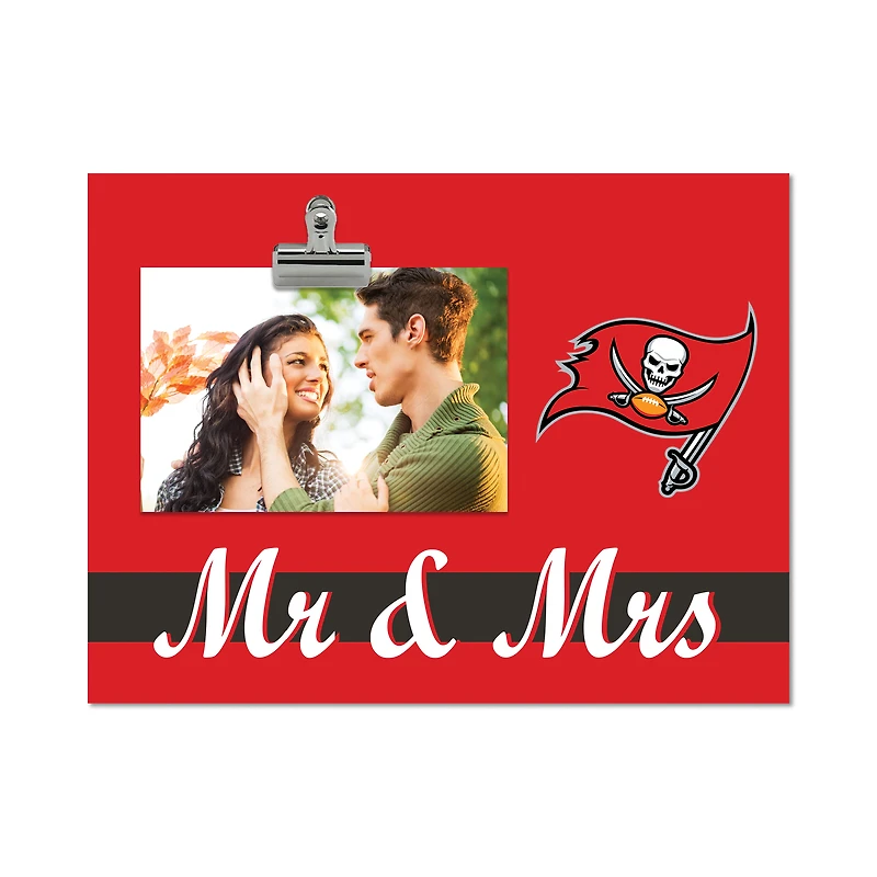 Tampa Bay Buccaneers 8" x 10.5" Briteline Mr & Mrs Clip Frame
