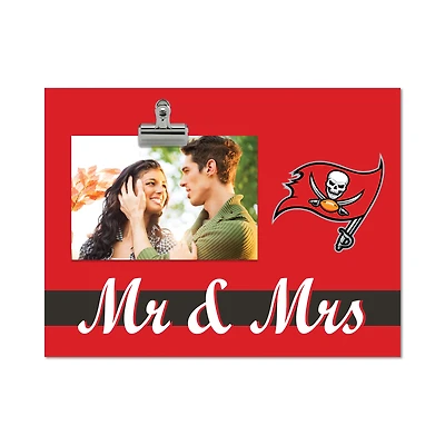 Tampa Bay Buccaneers 8" x 10.5" Briteline Mr & Mrs Clip Frame