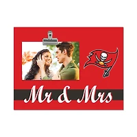 Tampa Bay Buccaneers 8" x 10.5" Briteline Mr & Mrs Clip Frame