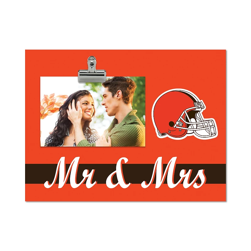 Cleveland Browns 8" x 10.5" Briteline Mr & Mrs Clip Frame