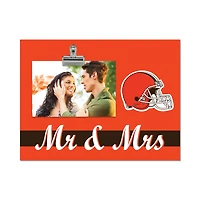 Cleveland Browns 8" x 10.5" Briteline Mr & Mrs Clip Frame