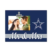 Dallas Cowboys 8" x 10.5" Briteline Mr & Mrs Clip Frame