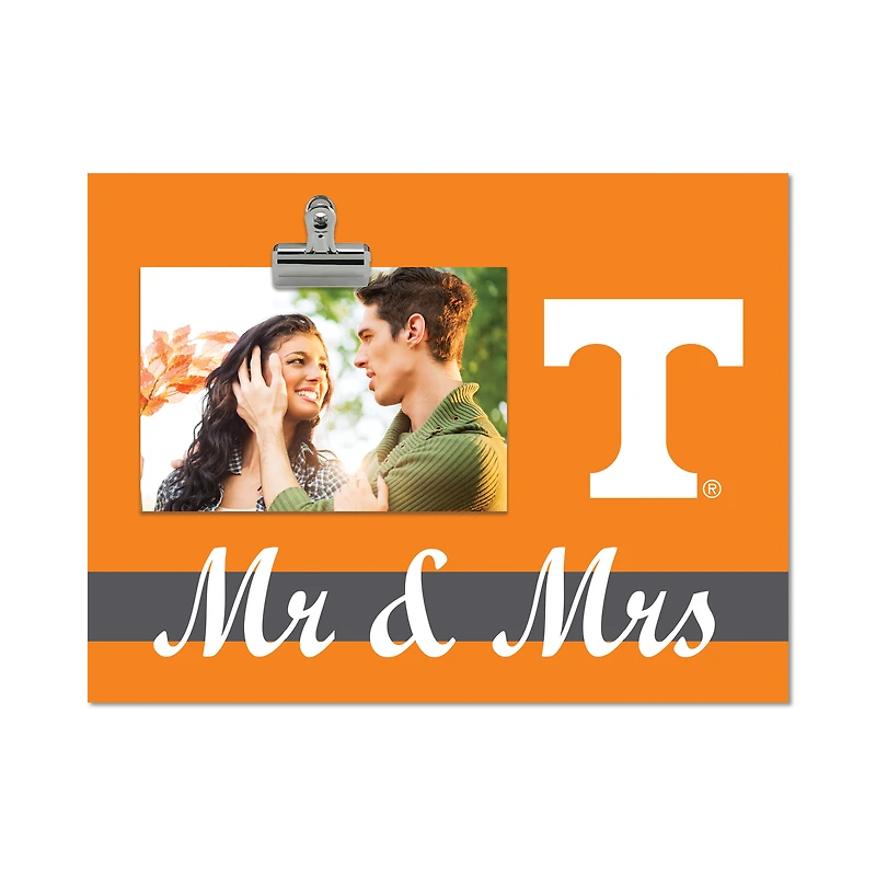 Tennessee Volunteers 8" x 10.5" Briteline Mr & Mrs Clip Frame