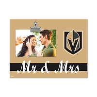 Vegas Golden Knights 8" x 10.5" Briteline Mr & Mrs Clip Frame