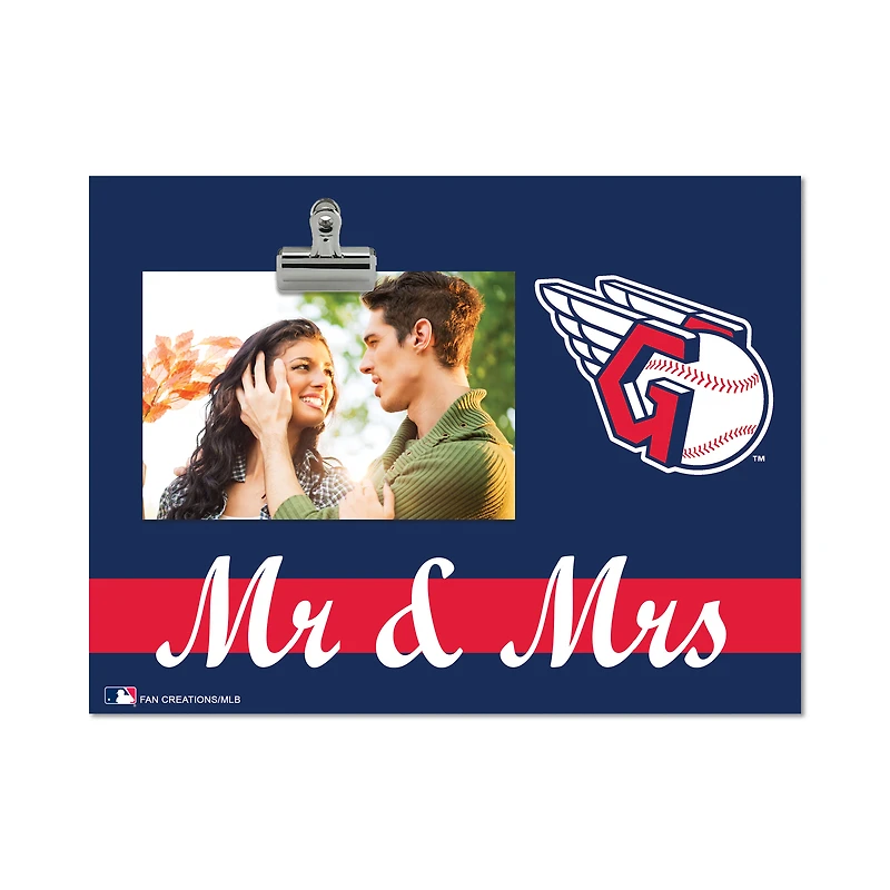 Cleveland Guardians 8" x 10.5" Briteline Mr & Mrs Clip Frame