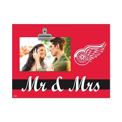 Detroit Red Wings 8" x 10.5" Briteline Mr & Mrs Clip Frame