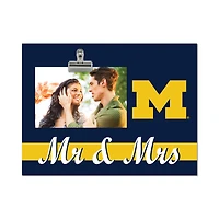 Michigan Wolverines 8" x 10.5" Briteline Mr & Mrs Clip Frame