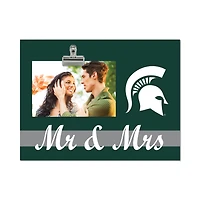 Michigan State Spartans 8" x 10.5" Briteline Mr & Mrs Clip Frame