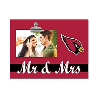 Arizona Cardinals 8" x 10.5" Briteline Mr & Mrs Clip Frame