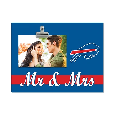 Buffalo Bills 8" x 10.5" Briteline Mr & Mrs Clip Frame