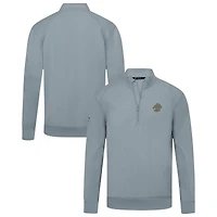 Men's Levelwear  Gray Buffalo Sabres Copper Upright Quarter-Zip Pullover