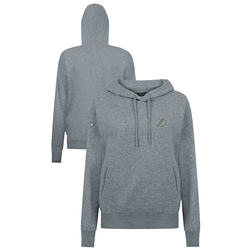 Women's Levelwear Gray Tampa Bay Lightning Adorn Copper Hoodie