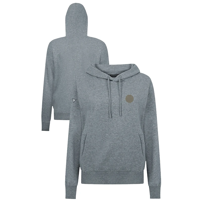 Women's Levelwear  Gray Edmonton Oilers Adorn Copper Hoodie